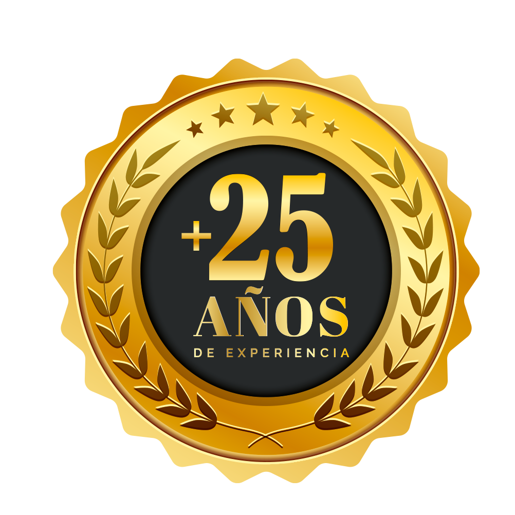 Más de 25 años de experiencia